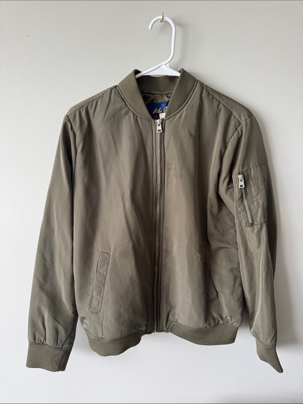 Women’s Olive Bomber Jacket